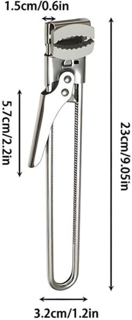 2026 New Adjustable Stainless Steel Jar Opener, Multifunctional Jar Lid Opener for Weak Hands, Stainless Steel Can Opener Jar Lid Gripper Bottle Opener Kitchen Gadgets Accessories(1pc)