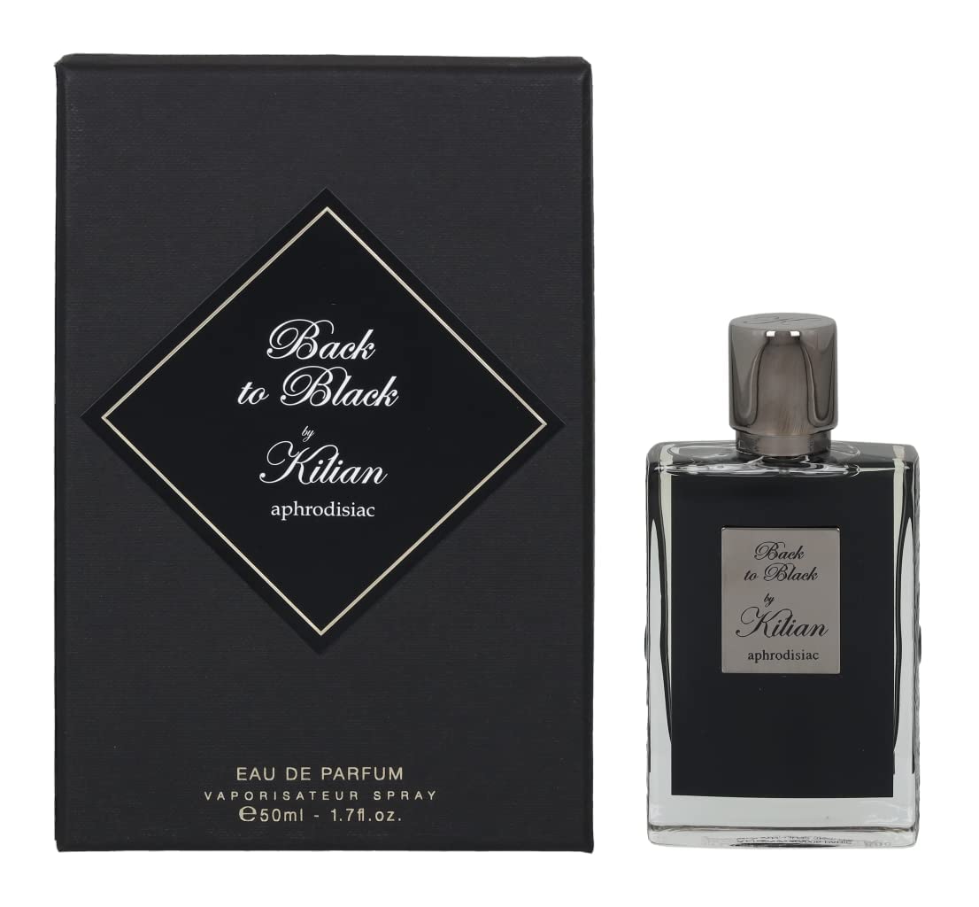 Kilian Back To Black-Aphrodisiac Refillable Eau de Parfum Spray for Unisex, 1.7 Ounce