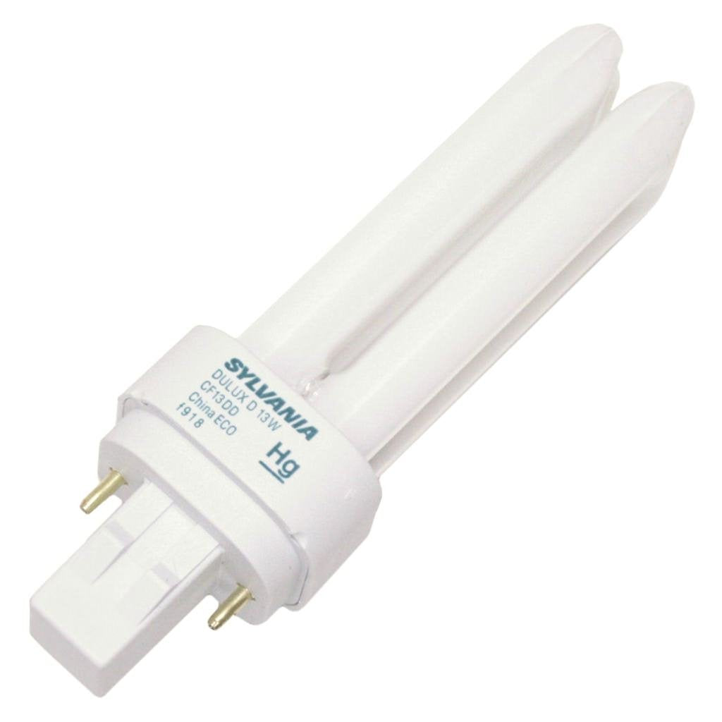 Sylvania 20708 Light Bulb 13W 2-Pin Double Tube Compact Fluorescent