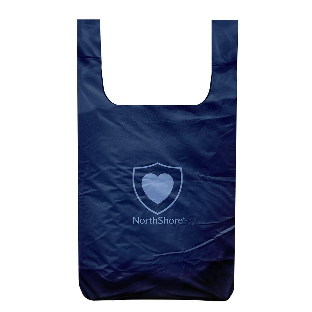 NorthShore DiscreetShield Disposal Bags for Adult Diapers, 150-Count, Opaque Navy, Scented, Easy-Tie Handles