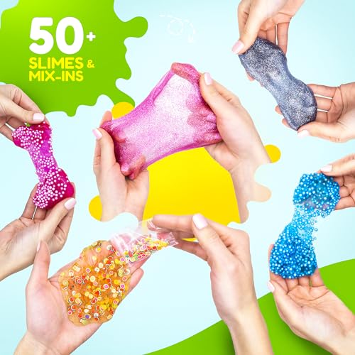 Ultimate Slime Kit for Girls 10-12 | Perfect Toys for Girls 7-12 Years Old | Complete DIY Slime Making Kit for Kids and Bo...