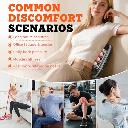 2026 New 16-Head Deep Tissue Percussion Massage Gun – Quiet Muscle Massager for Full Body, Up to 30 Intensity Levels, Cord...