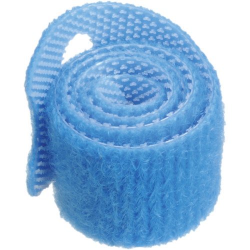 Pearstone 0.5 X 8 Touch Fastener Straps (Blue, 10-Pack)