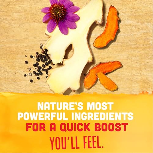 Vive Organic Original Ginger and Turmeric Immunity Boost Shot, Potent Wellness Shots, Gluten Free and Vegan, 2 fl oz Bottl...