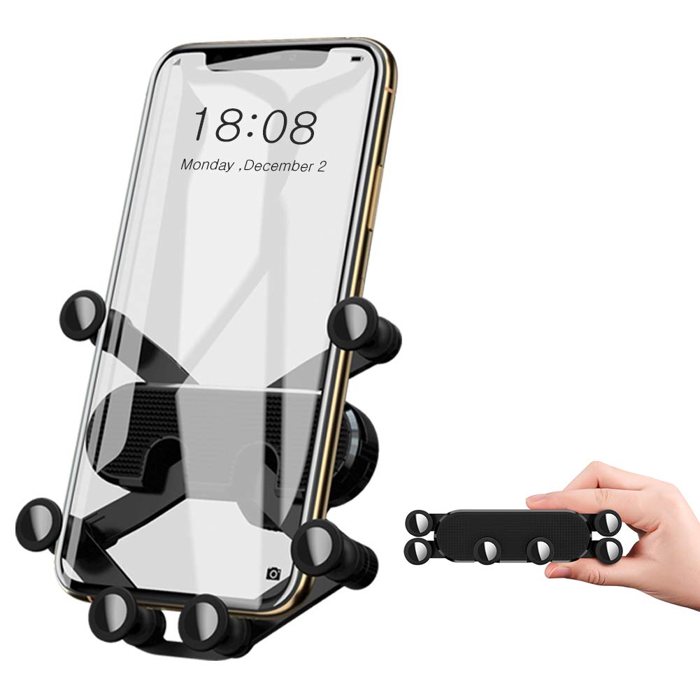 Yinva Air Vent Phone Hoder Premium Car Vent Phone Holder Phone Holder For Car Gravity Phone Holder Compatible With Iphone12 And Smart Phones Supports Phone Cases -Like New