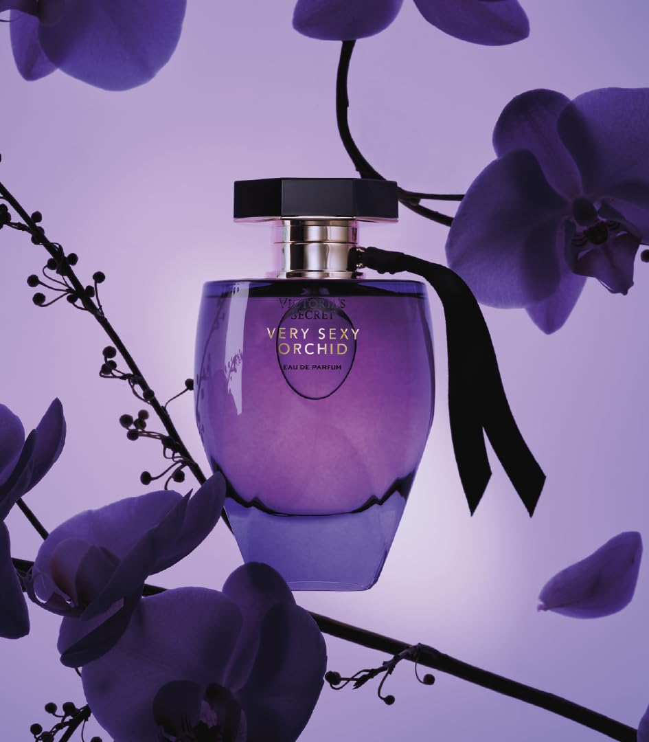 Victoria's Secret Very Sexy Orchid Eau de Parfum, Notes of Blackcurrant, Orris Woods & Sheer Patchouli, Perfumes for Women (3.4