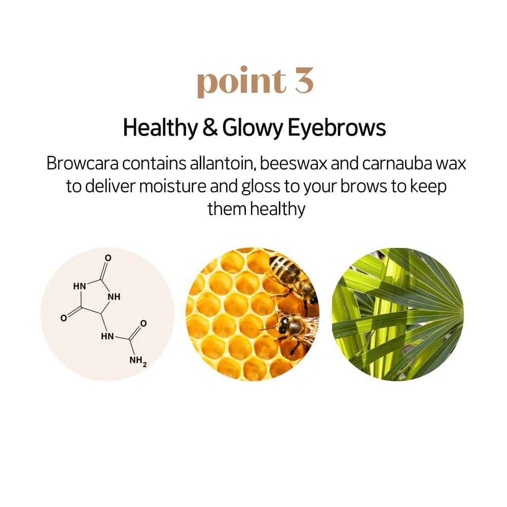 ETUDE Color My Brows, Brow Mascara, 3D Natural Coloring, Beeswax & Carnauba Wax, Moisturizing Brow Care, Eyebrow tint, Soft Gel