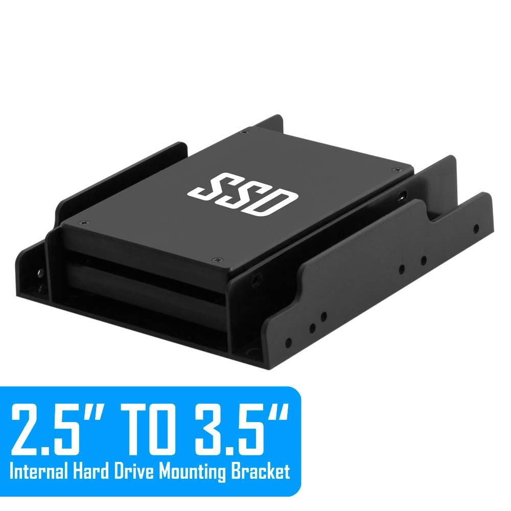 Kingwin Ssd Hard Drive Mounting Kit Internal, Convert Any 2 X 2.5 Solid State Drive/Hdd Into A 3.5 Inch Drive Bay. Mounting S