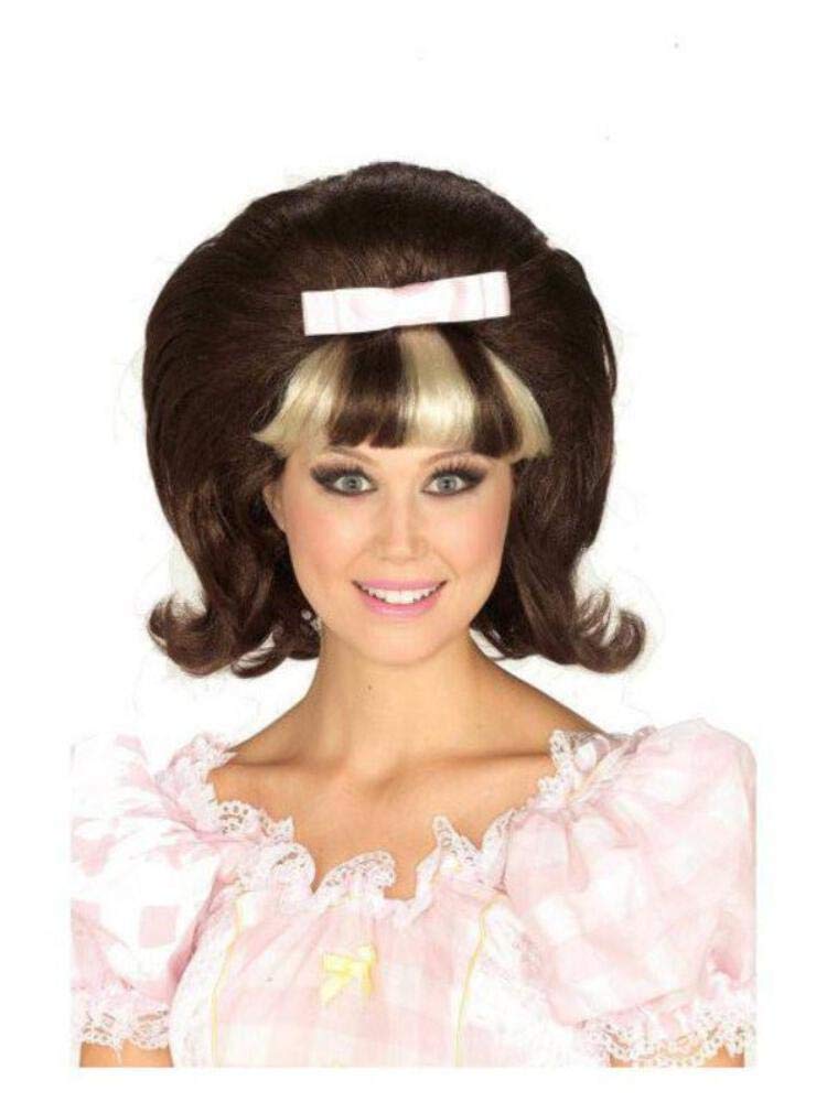 Rubies 1960's Princess Brown Wig for Adults, Women's No Size