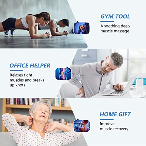 WANDiORY Massage Roller Ball, Neck Massager for Pain Relief, Deep Tissue Massage Tool, Sore Muscle Relief, Lymphatic Drain...