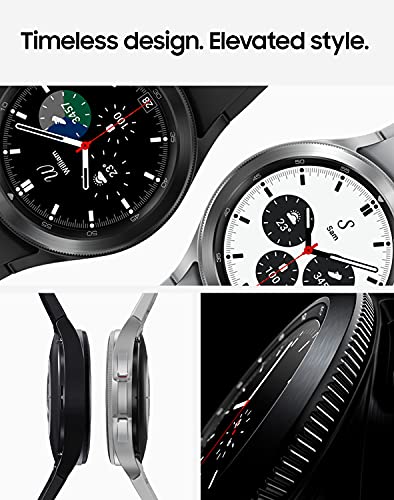 SAMSUNG Galaxy Watch 4 Classic 42mm Smartwatch with ECG Monitor Tracker for Health, Fitness, Running, Sleep Cycles, GPS Fa...