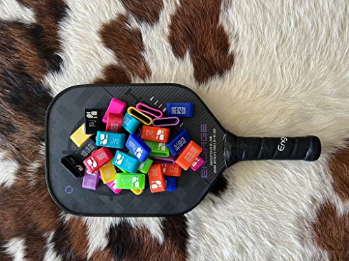 iPdlz Customized Silicone Grip Bands- Pickleball, Tennis, Padel, Beach Tennis, Paddles, Rackets, Baseball Bats, Hockey Sticks