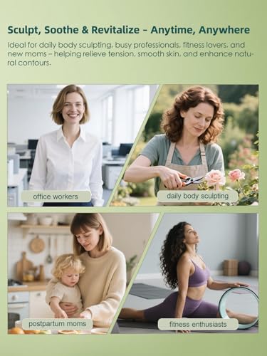 DiDEER Lymphatic Drainage Massager & Anti Cellulite Massage Tool, Reduce Stretch Marks & Cellulite,for Legs, Arms & Belly,...