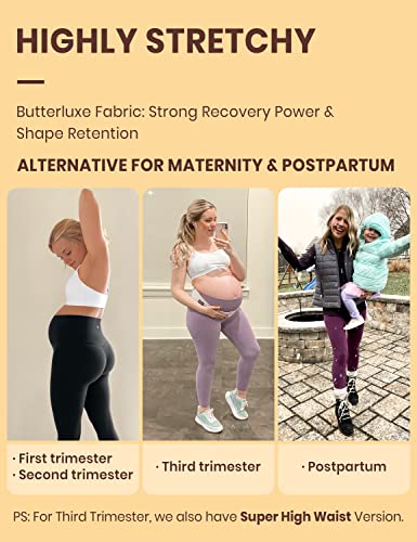 CRZ YOGA Butterluxe Yoga Leggings 28'' - High Waisted Womens Workout Lounge Pants Buttery Soft
