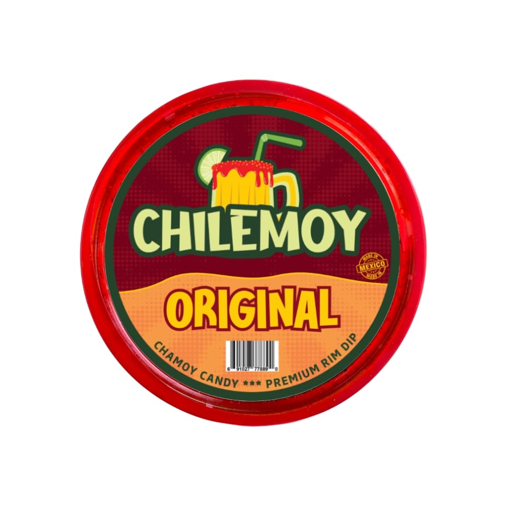 CHILEMOY Rim Dip Chamoy | Handcrafted Mexico | Chamoy Rim Paste for Cocktails Seltzer Michelada Rim Dip | Tajin Rimmer for Cocktails 8oz Original