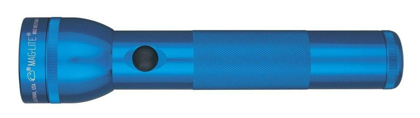MagLite LED Flashlight - Anodized Aluminum, 2-Cell, Blue, Model ST2D116