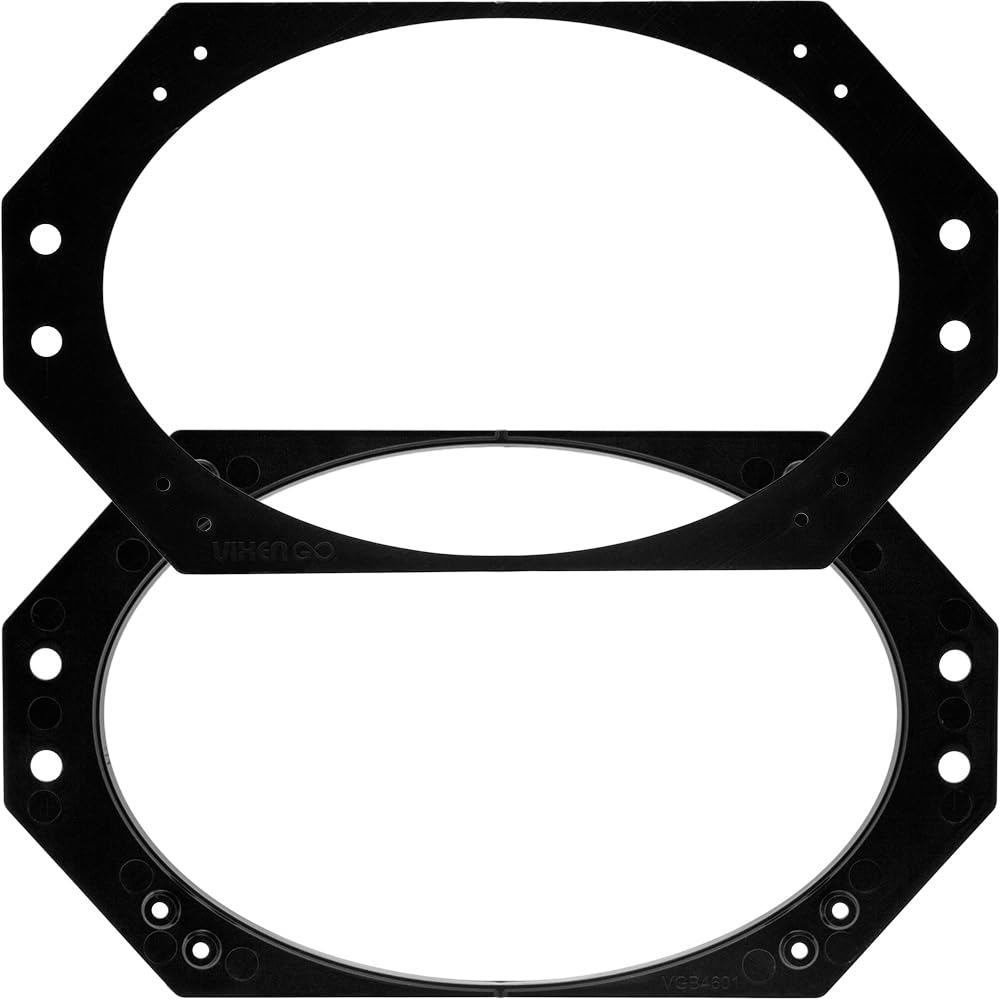 Kicker Speakers 4X6 Inch For Jeep Wrangler 1997-2006 Upgrade Kit - Pair Of Ks Series With Adapters And Harness, Car Audio Front