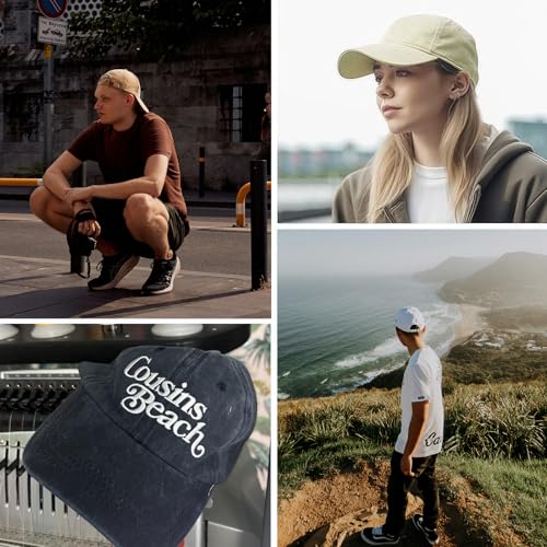 LYDTICK 8 Pack Vintage Washed Baseball Cap Golf Dad Hat Distressed Cotton Plain Trucker Hats for Men Women