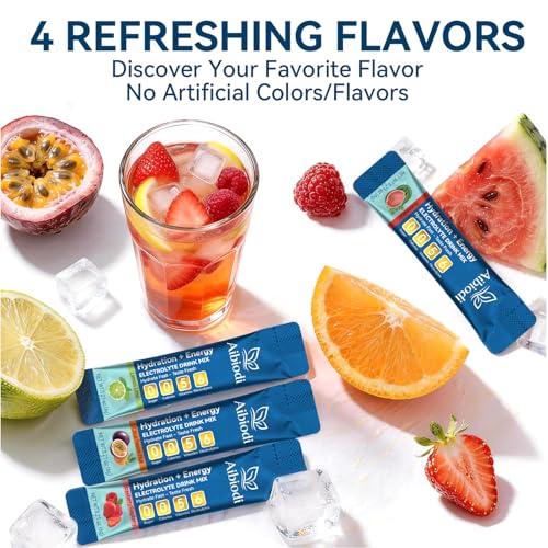 Aibiodi Electrolytes Powder Packets - Sugar Free & Zero Calorie Liquid Daily IV Drink Mix - Instant Hydration & Energy Sup...