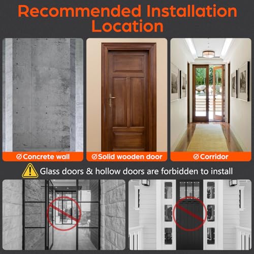ULTECHNOVO Adjustable Pull up Bar Doorway Strength Training Bar No Drill Installation Portable Home Gym Equipment for Uppe...