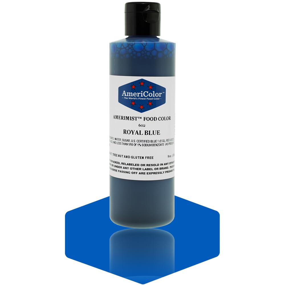 AmeriColor AmeriMist Royal Blue Airbrush Food Color, 9 oz