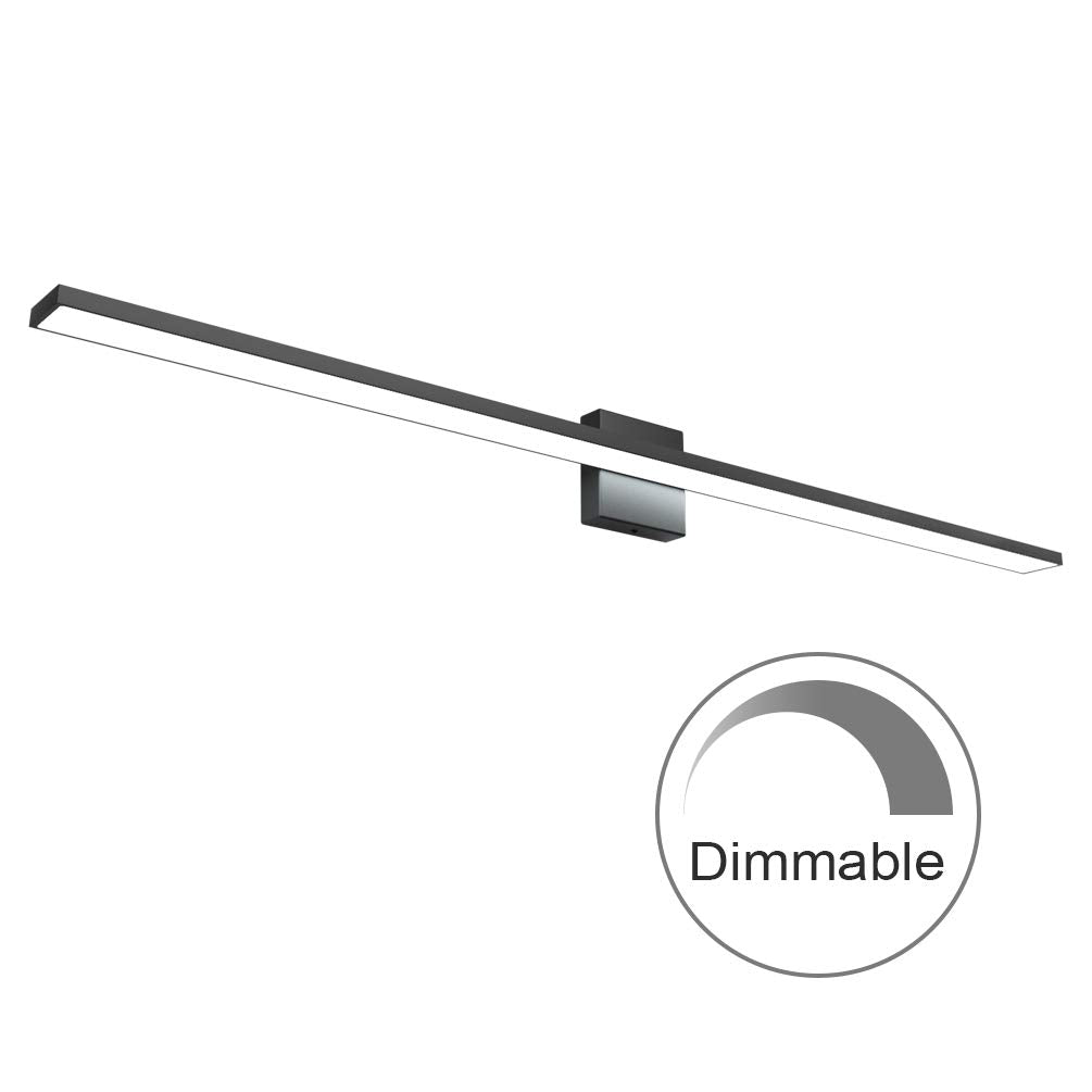 Ralbay 48 Dimmable Modern Led Vanity Light - 46W Frosted Aluminum, Cool White 6000K, Model 1089