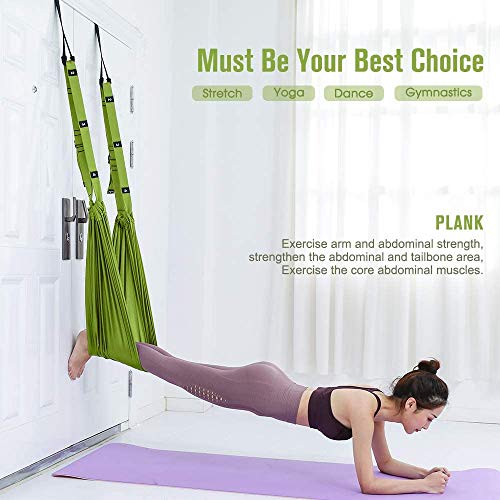 Fitness Yoga Stretching Strap, Adjustable Leg Stretcher Back Bend Assist Trainer, Improve Leg Waist Back Flexibility Home ...