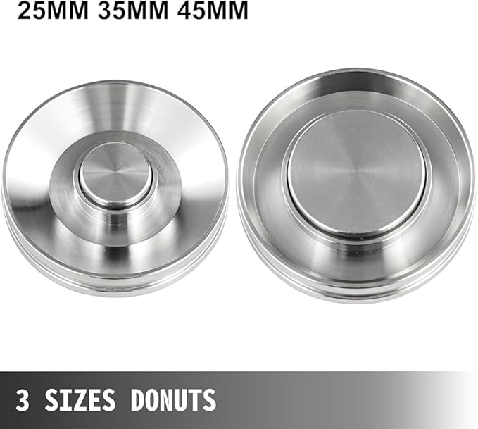 Donut Maker, Commercial Automatic Doughnut Machine with 7L Hopper, Includes 3 Sizes Molds, Stainless Steel Fryer