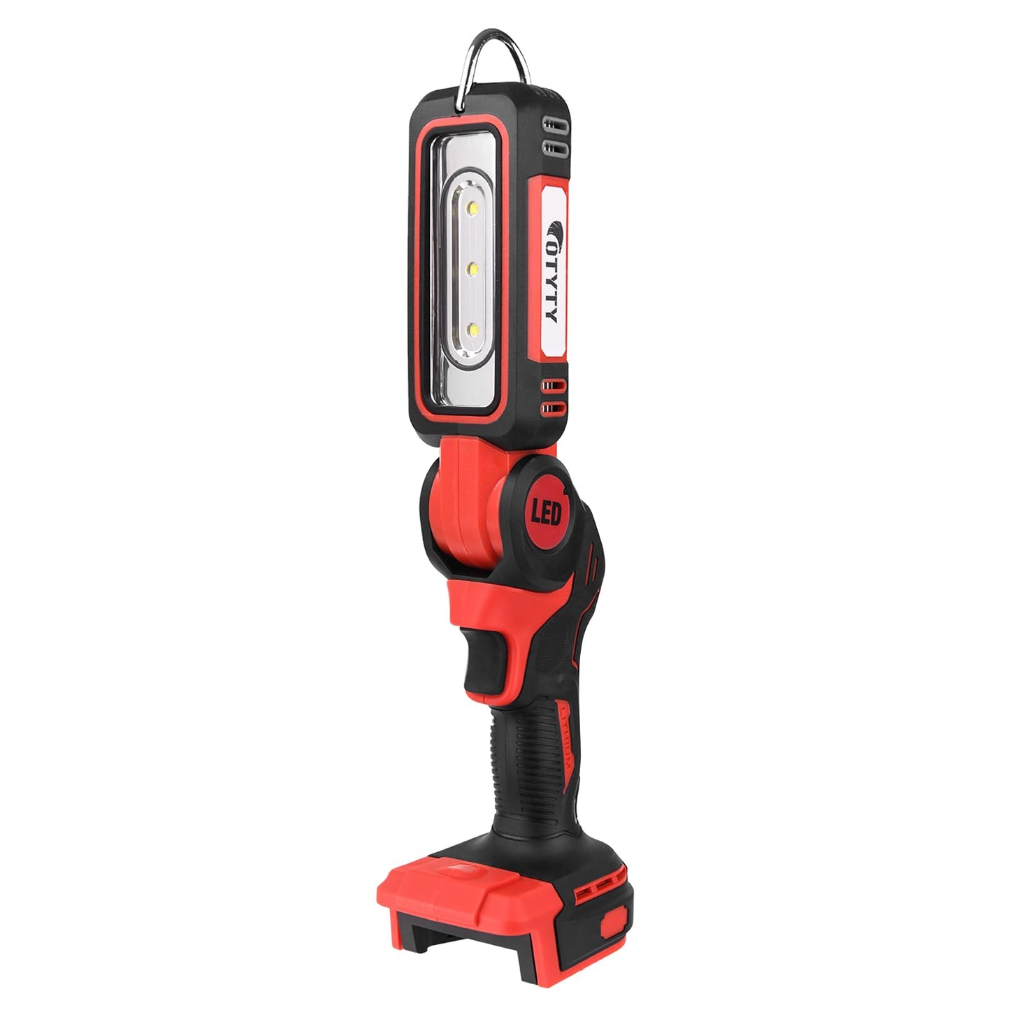 OTYTY LED Work Light for Milwaukee M18 18V Battery, 30W 2000LM Cordless Portable Lighting Tool Rechargeable Work Flashlight, Piv