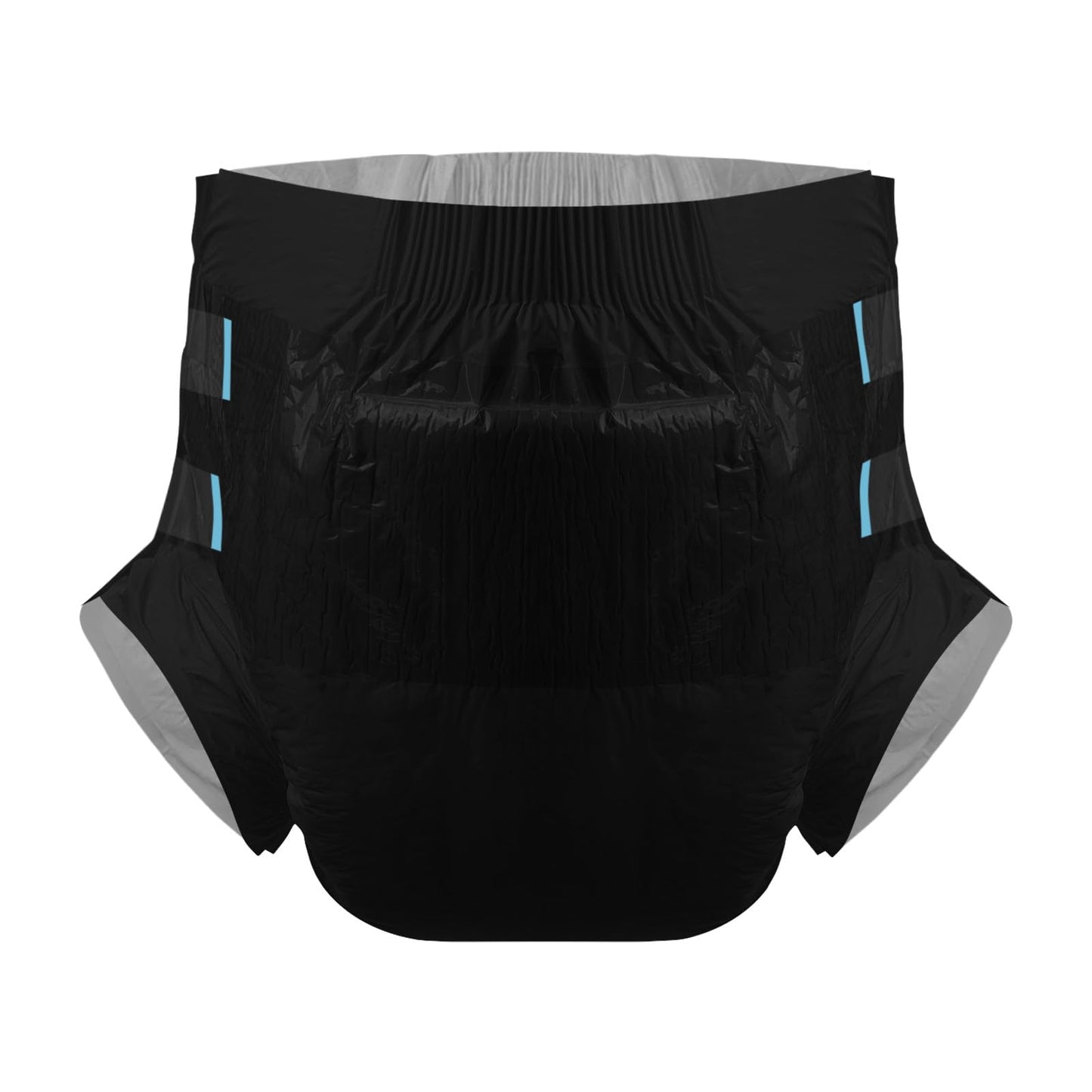 CutiePlusU Disposable Adult Diaper Heavy Absorption Dry Surface Adult Diapers All Night- Black 10 Pieces(Medium 28"-38")