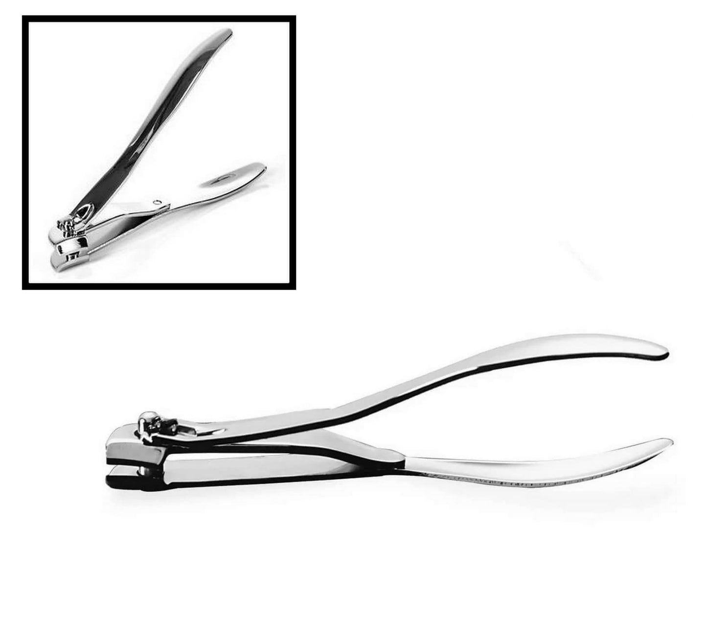 1 Side Angle Stainless Steel Fingernail or Toenail Side Nail Clipper Cutter
