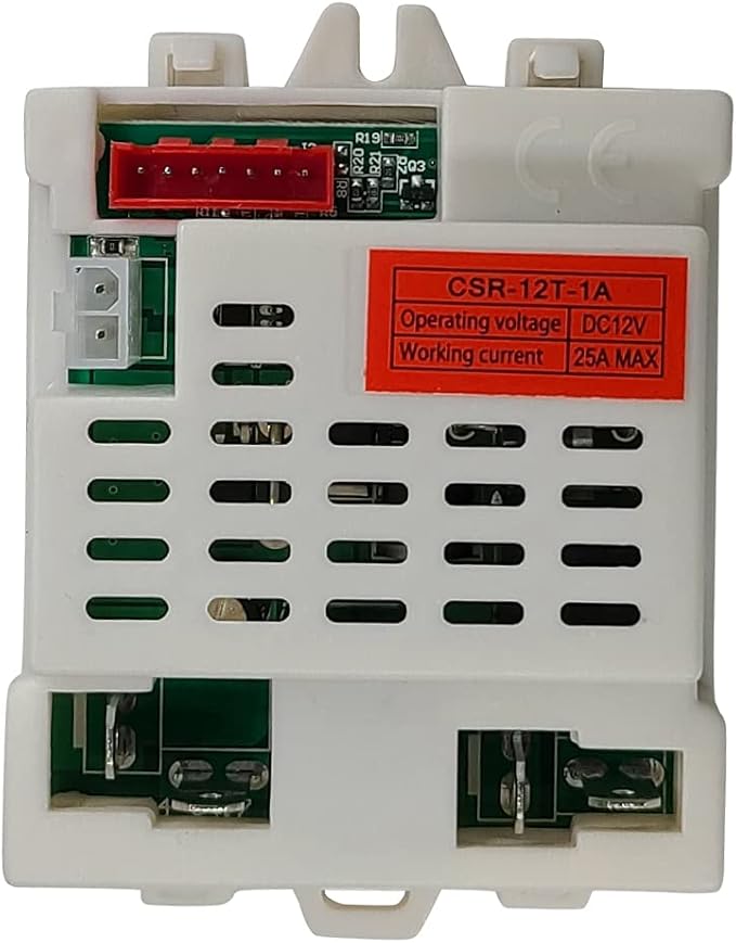 CSR-12T-1A Control Box Receiver Match 2.4G Bluetooth Remote Control, Mainboard Motherboad Accessories Kids Powered Wheel Circuit Board Children Electric Ride On Car Replacement Parts