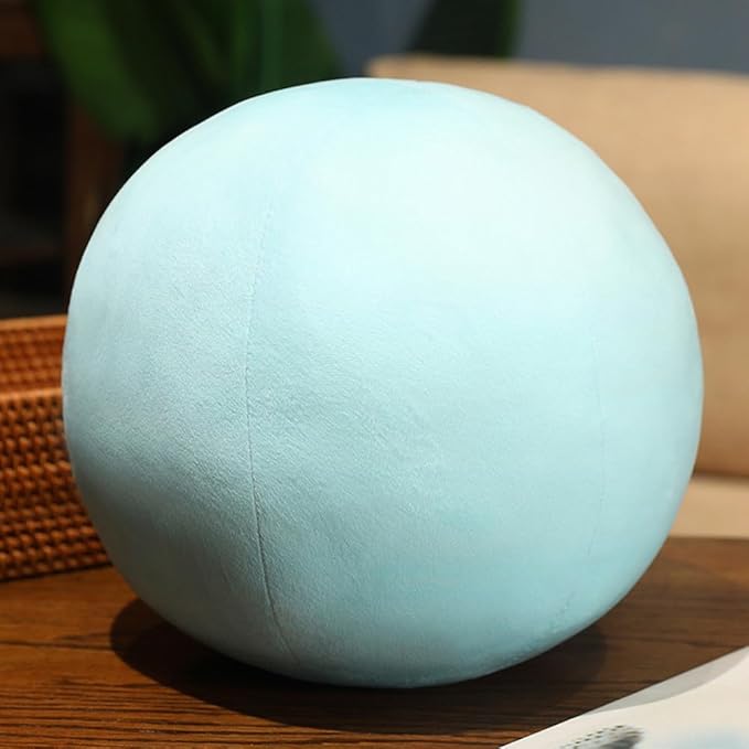 Ultra-ealistic 3D Planet ,Moon ,Earth,The Sun,Pillow Plush Toys,for Kids Teens Adults, for Teachers and Parents, Educational Toy Learning, 10.6 in (Uranus)