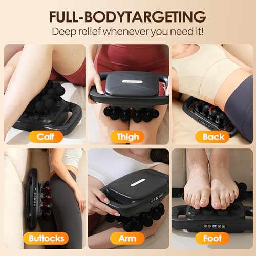 YAPINGJIAYOU 20-Head Massage Gun Set, Deep Tissue Percussion Massager with 3 Modes & 30 Intensities, Muscle Massager Pain ...