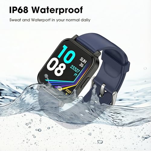 POIUZET Fitness Tracker, Fitness Watch with Blood Oxygen, Heart Rate Monitor, Steps Calories Counter, Sleep Monitor, Pedom...