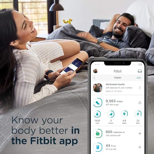 Fitbit Versa 2 Health & Fitness Smartwatch with Heart Rate, Music, Alexa Built-in, Sleep & Swim Tracking, Black/Carbon, On...
