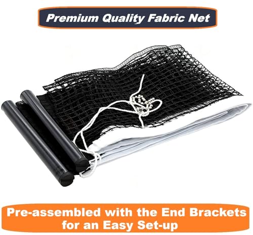 Tinos Professional Table Tennis Net fits 1.8" Maximum Table Thickness | Screw Clamp Ping Pong net & Post Set | Height and ...