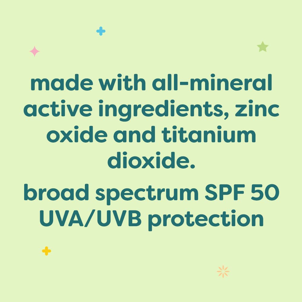 Babyganics SPF 50 Travel Size Kids Sunscreen Stick UVA UVB Protection | Water & Sweat Resistant |Non Allergenic, 1.6oz (Pack of
