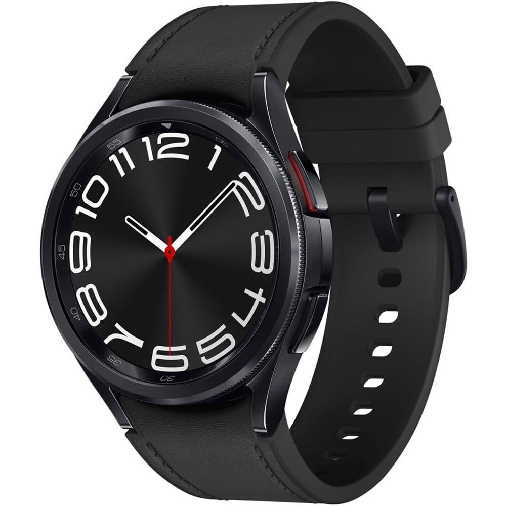 Samsung Galaxy Watch 6 Classic 43mm Smartwatch with Rotating Bezel Fitness Tracker Advanced Sleep Coaching Heart Monitor - Black (Renewed)-New