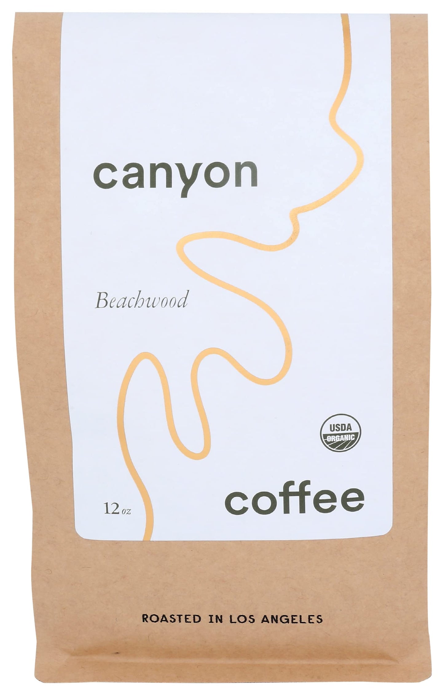 Canyon Coffee Organic Beachwood Blend Whole Bean Coffee, 12 Oz