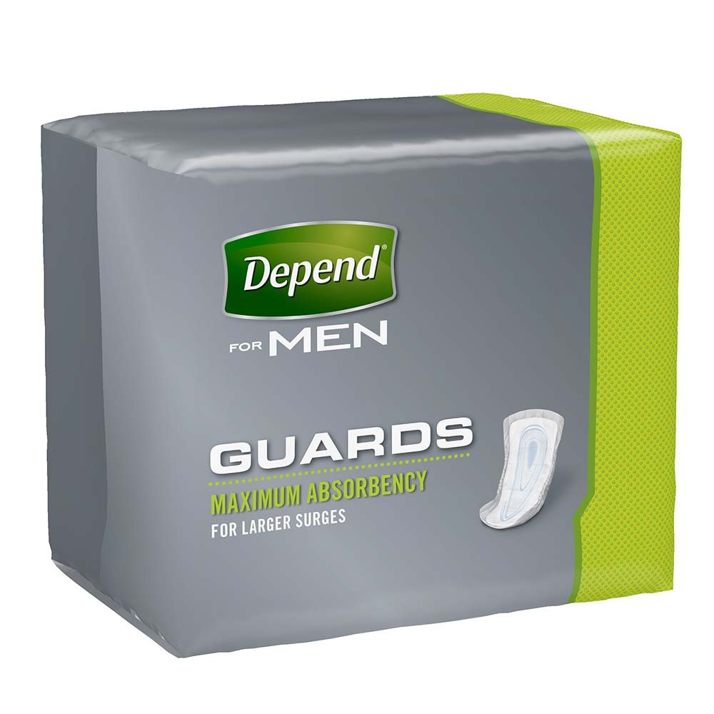 Depend Guards for Men Cs/208 (4 Pks of 52)