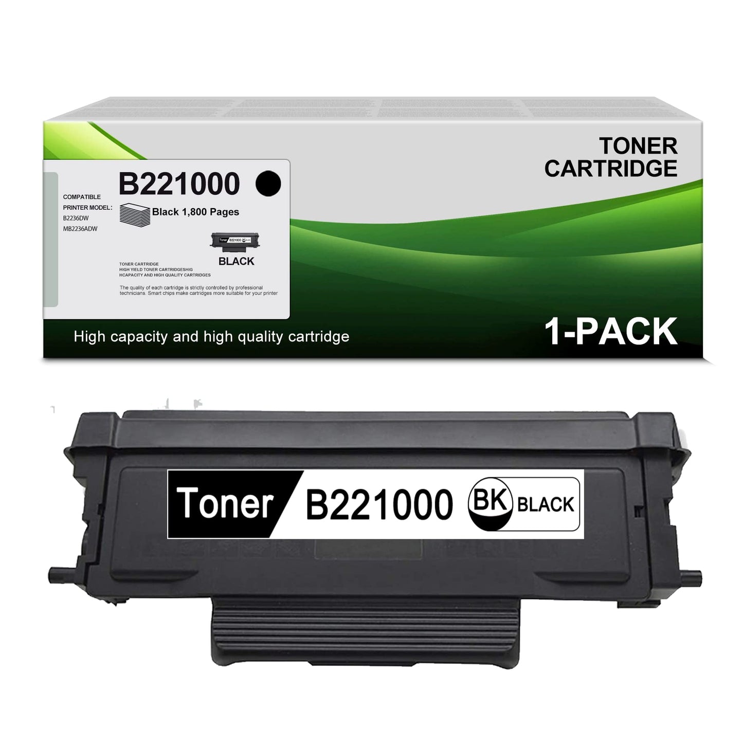 XENONK B221000 Compatible Toner Cartridge Replacement for B2236dw MB2236adw Printer Toner Cartridge (1 Pack, Black) -Like New