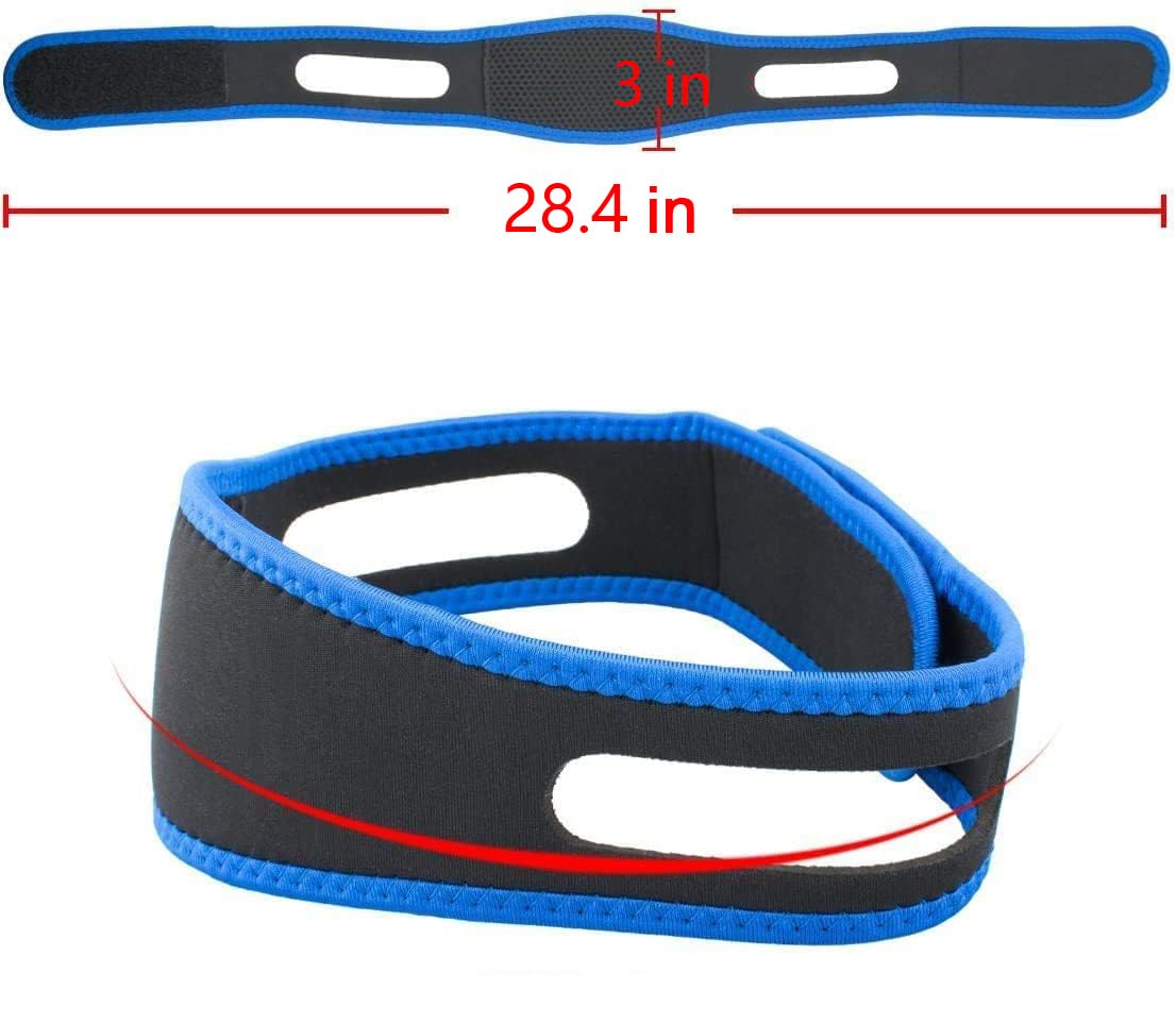2025 Model Anti Snoring Chin Strap, Stop Snoring Chin Straps for CPAP Users, Jaw Strap for Sleeping,Chin Straps to Keep Mouth Closed for Sleeping Better, Cpap Chin Strap for Sleep for Men-Women