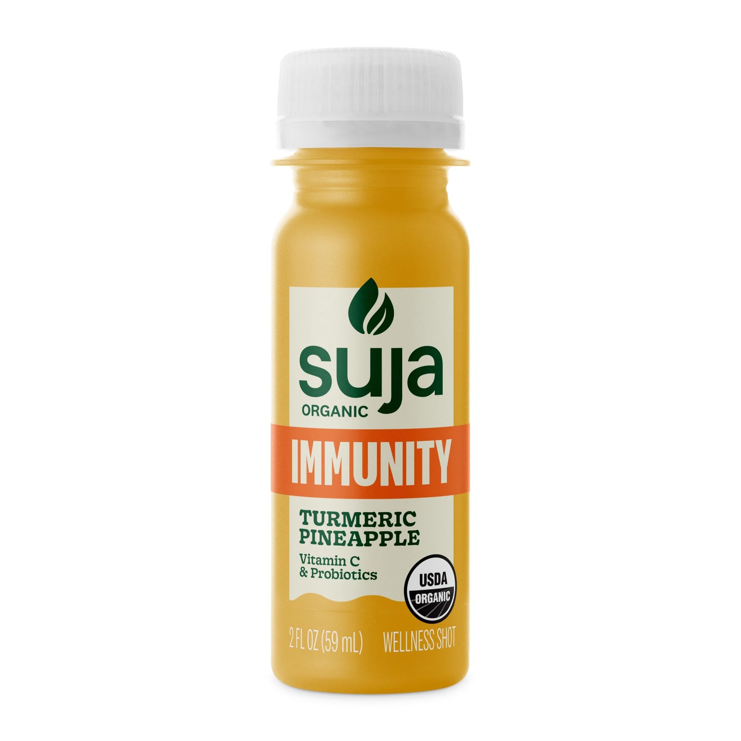 Suja Organic Immunity Defense Shot (30 Pack) with Turmeric and Ginger | Immunity Boost & Support | Functional Shots | Cold-Press