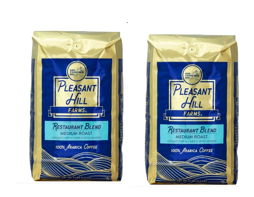 Pleasant Hill Farms Arabica Ground Coffee 5 lb 2-pack