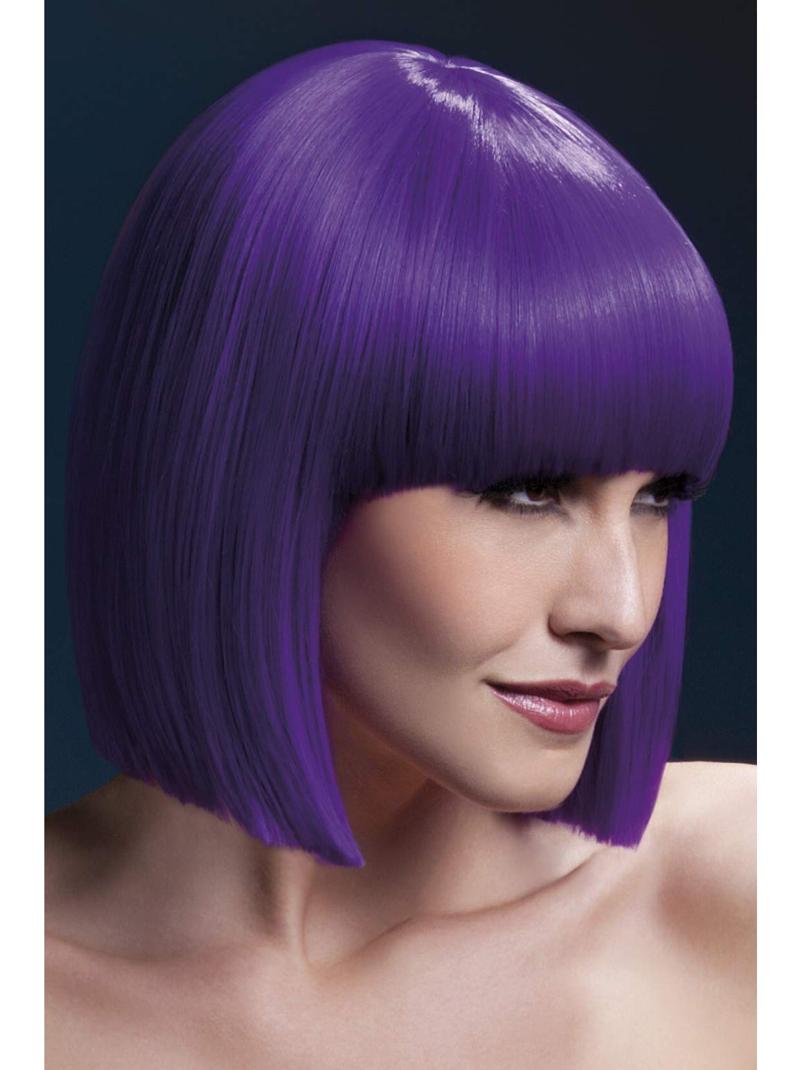 Smiffys Fever Lola Wig,Purple,One Size
