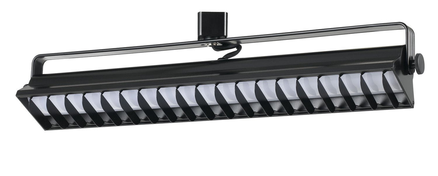 Cal LED Wall Wash Track Fixture 40W 4000K 2640 Lumen Dimmable Metal Black 20.25 x 3 x 4.75 Model HT-633M-B