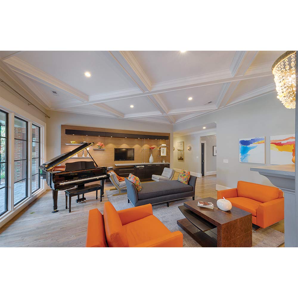 HALO Integrated LED Recessed Ceiling Light, 90 CRI, 2700K Warm White, Model LT560WH6927R-CA, Calif. Title 20 Compliant, Plastic