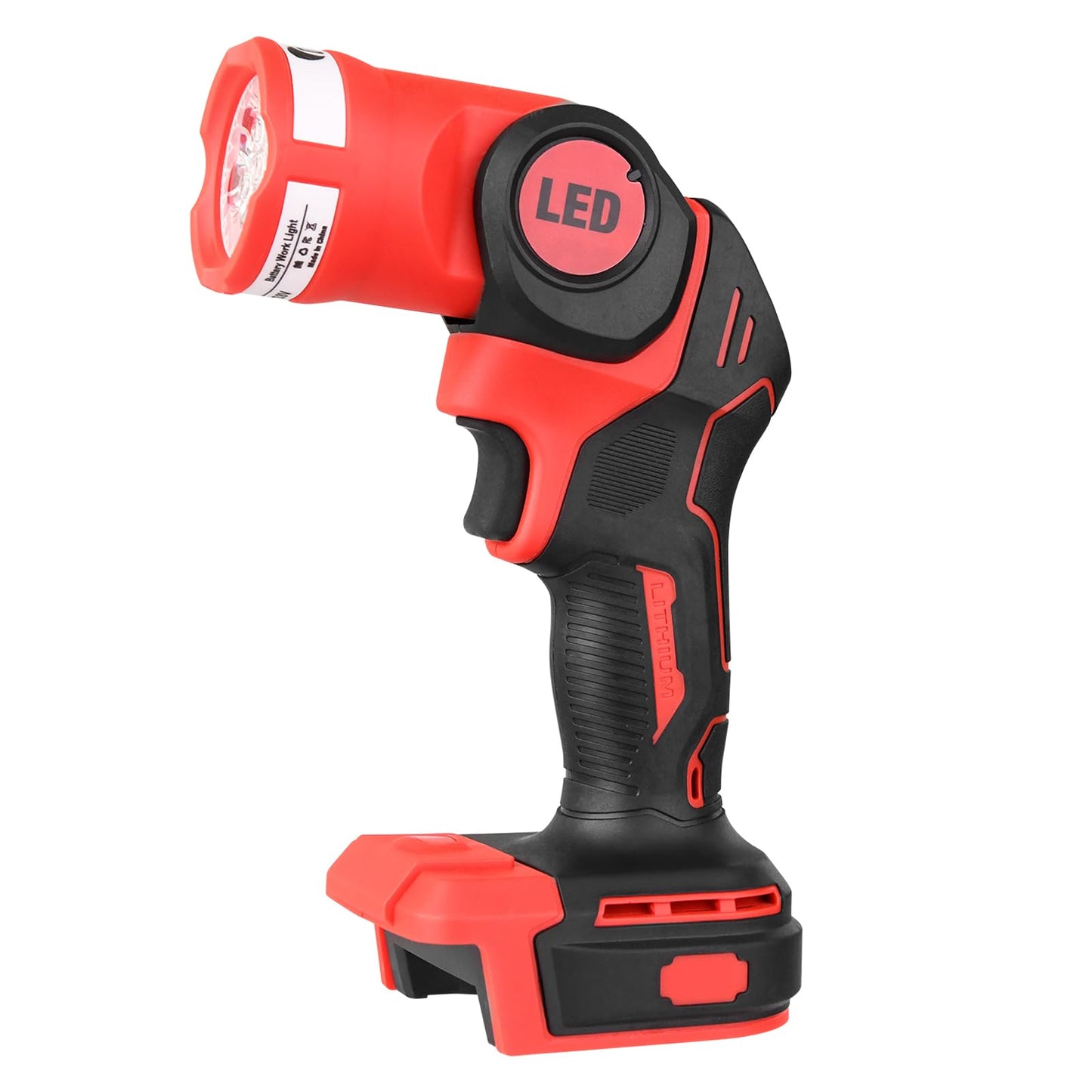 OTYTY LED Work Light for Milwaukee M18 18V Battery, 20W 1000LM Cordless Portable Lighting Tool Rechargeable Work Flashlight, Piv