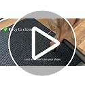 Azadx 2'x4' Indoor Outdoor Door Mat Heavy Duty Front Door Mat Ultra Absorbent Muddy Dirt Resist Welcome Door Mats Non-Slip...